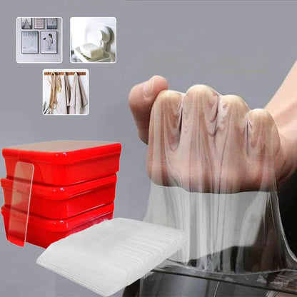 Qeuxv 60 PCS Reusable Waterproof Double Sided Adhesive Tape