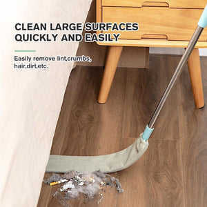 Qeuxv Multifunction Retractable Microfiber Dust Brush Gap Mop