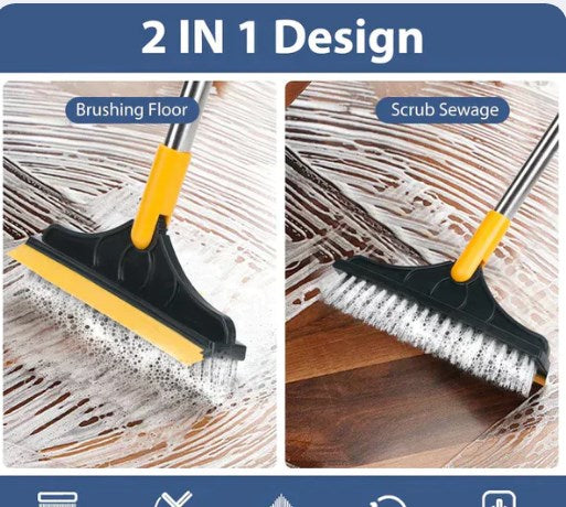 Qeuxv 2 in 1 Cleaning Scrub Brush