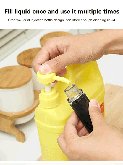 Qeuxv Automatic Liquid-adding Multifunctional Pot Scrubbing Brush