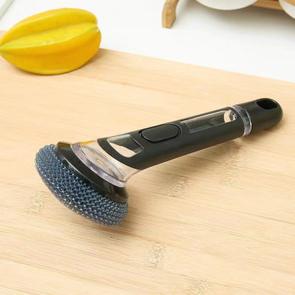 Qeuxv Automatic Liquid-adding Multifunctional Pot Scrubbing Brush