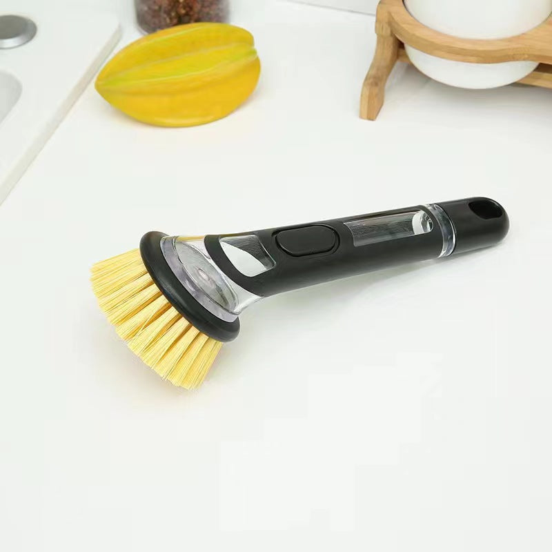 Qeuxv Automatic Liquid-adding Multifunctional Pot Scrubbing Brush